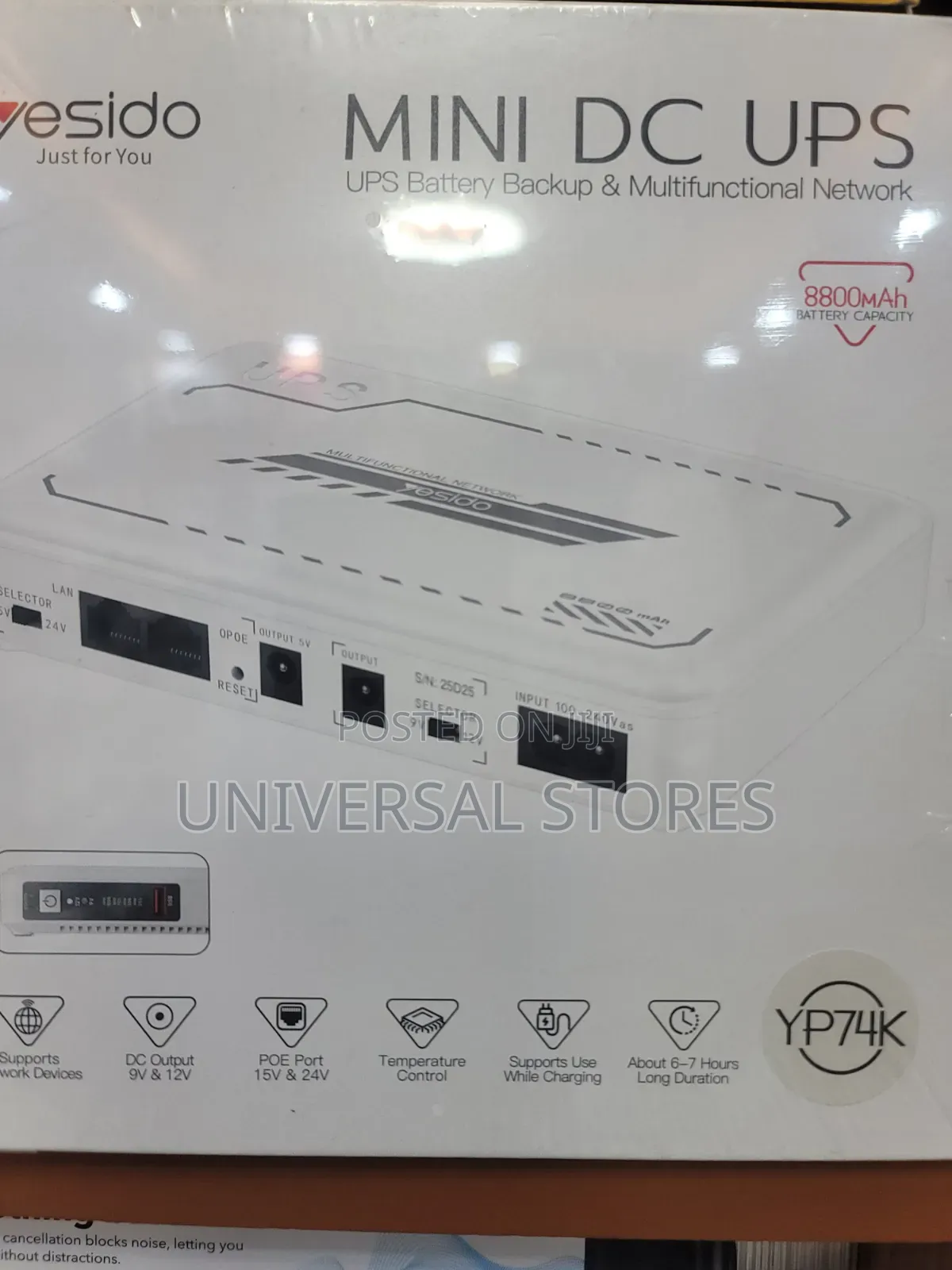 Mini Dc Ups UPS Battery Backup Multifunctional Network