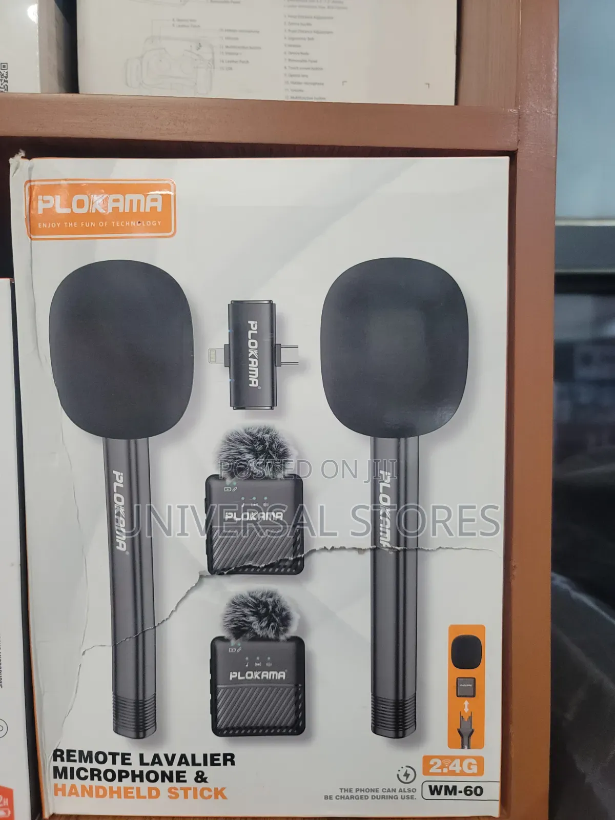 PLOKAMA WM-60 Wireless Dual Microphone Kit