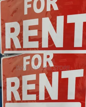 For RENT" Sign or Sticker