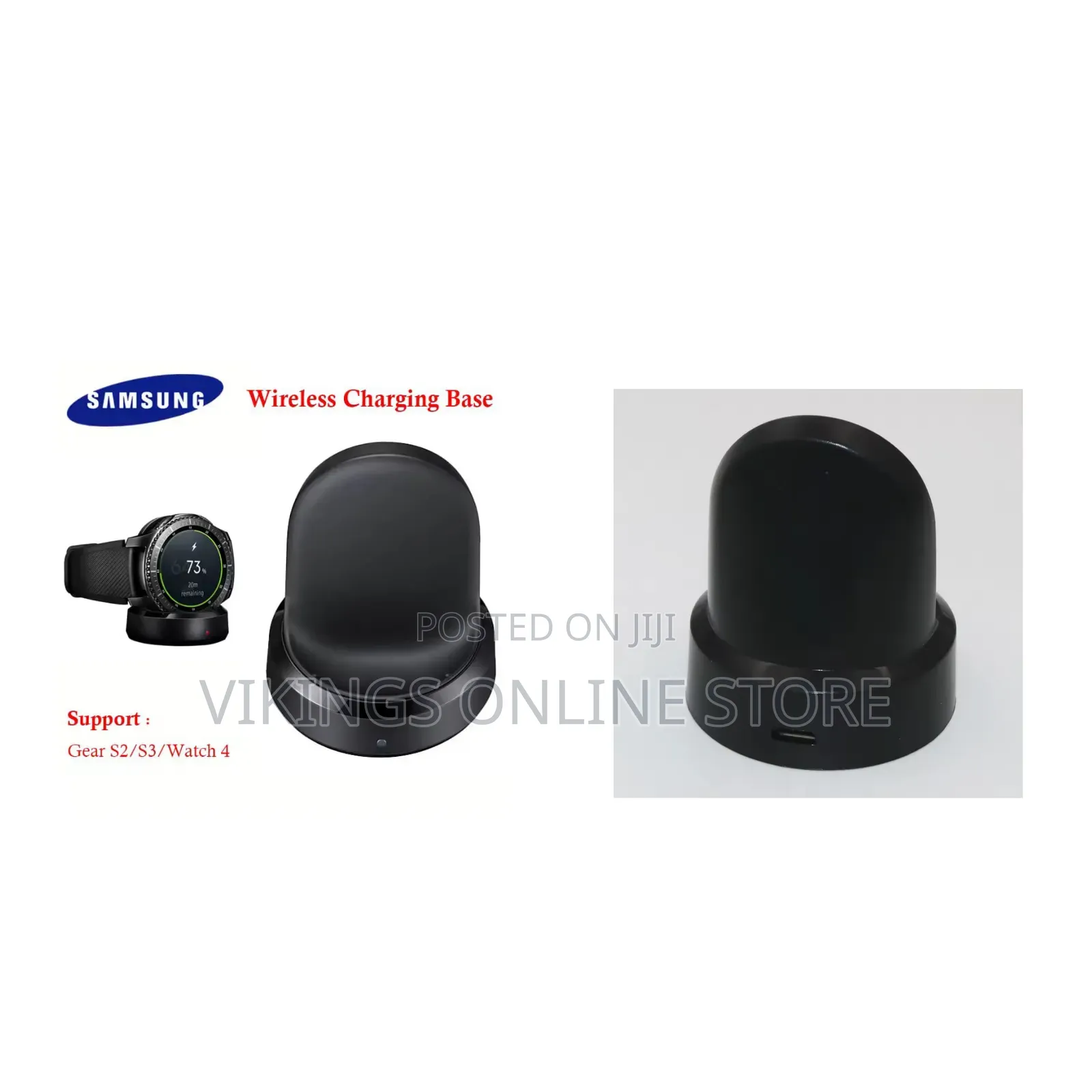 Black Samsung Smartwatch Wireless Charging Dock