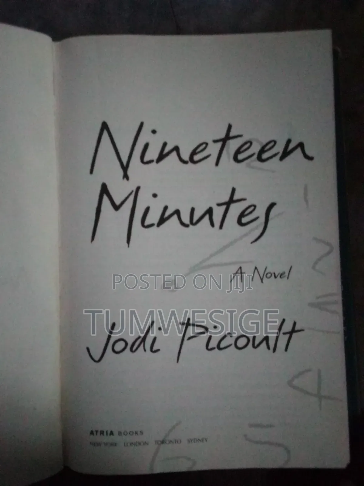 A Novel of Nineteen Minutes