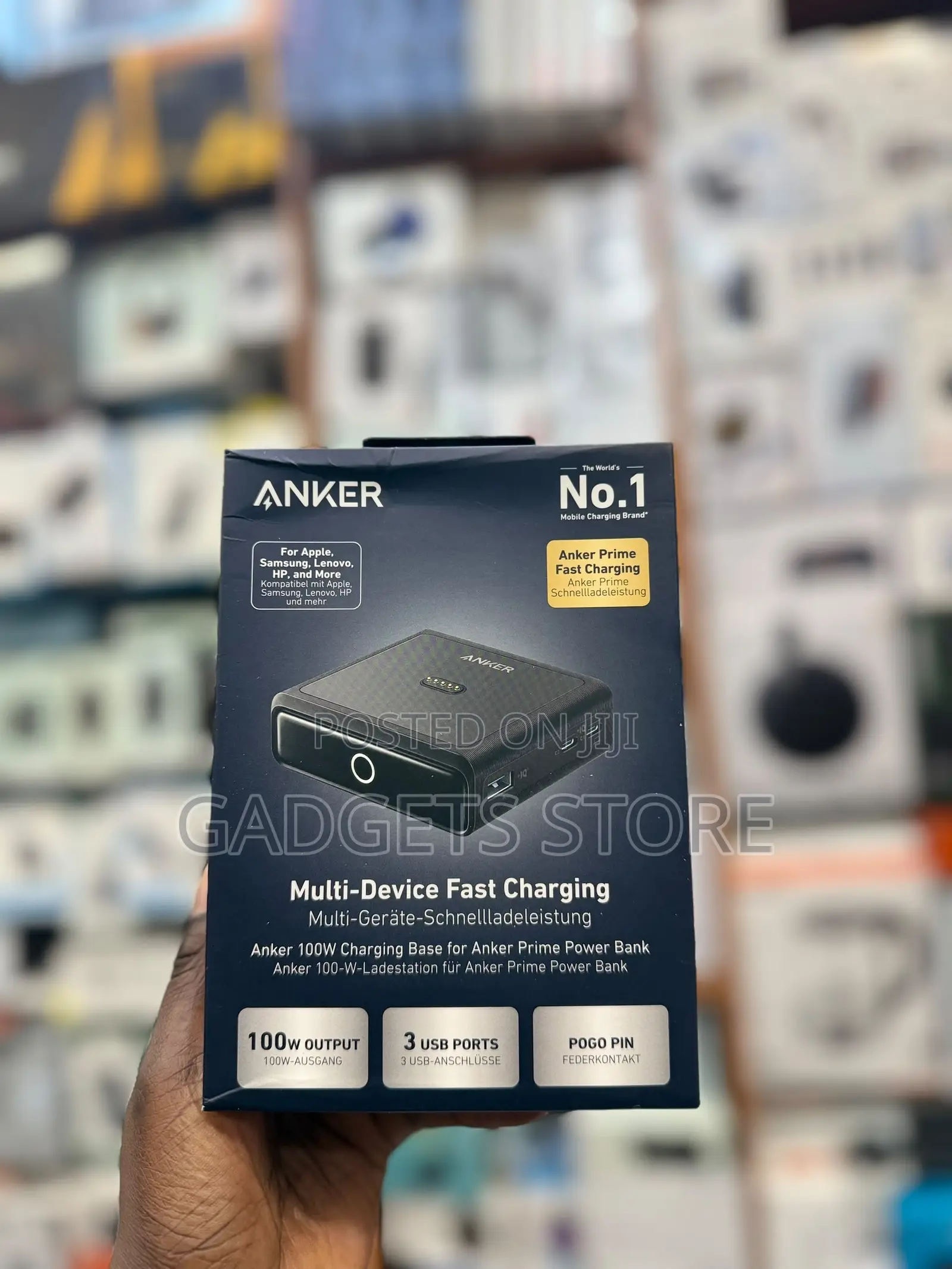 Anker 100W Charging Base Made for Anker Prime Power Banks.