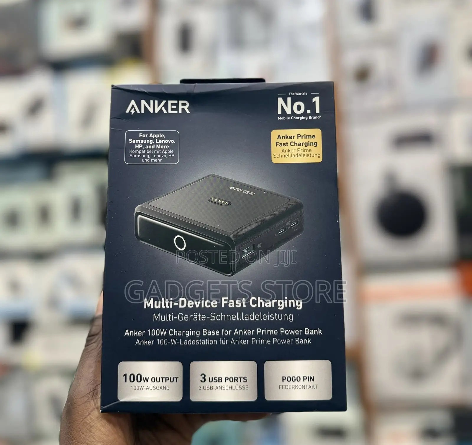Anker 100W Charging Base Made for Anker Prime Power Banks.