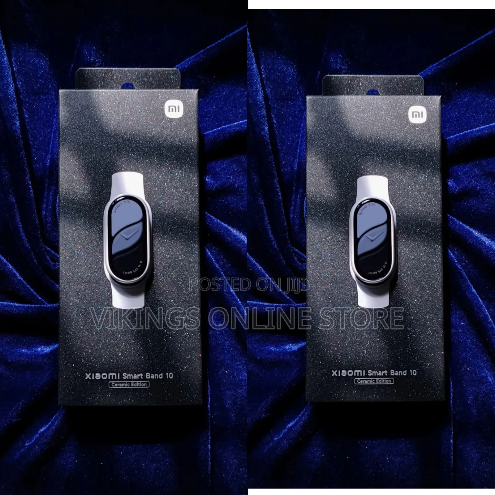 Xiaomi Smart Band 10 Ceramic Edition in White Packaging and Worn