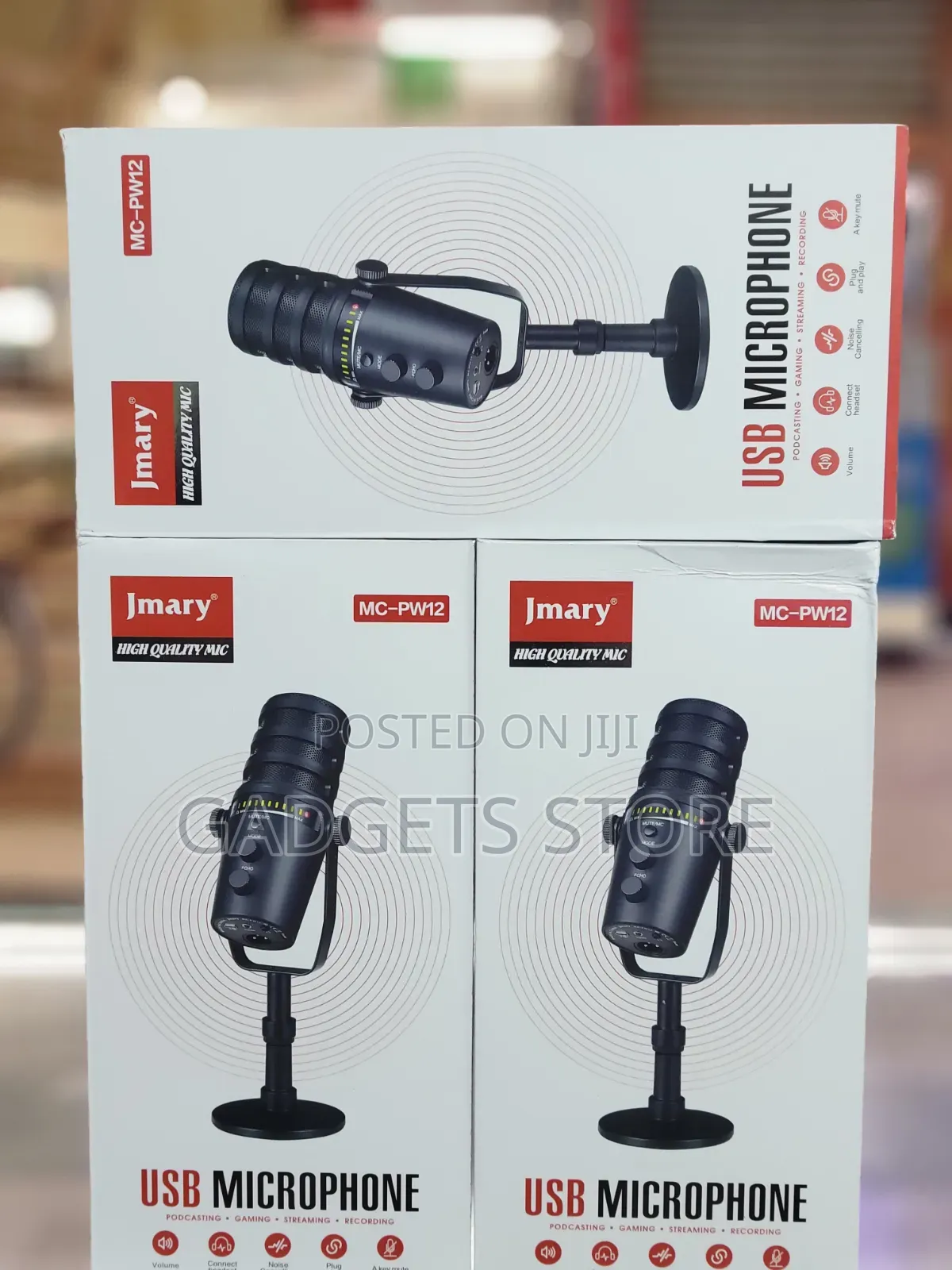Jmary MC-PW12 USB Desktop Condenser Microphone.