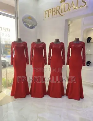 Red Bridesmaids Dresses for Hire