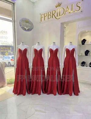 Red Bridesmaids Dresses for Hire