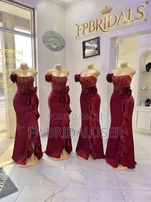 Red Bridesmaids Dresses for Hire