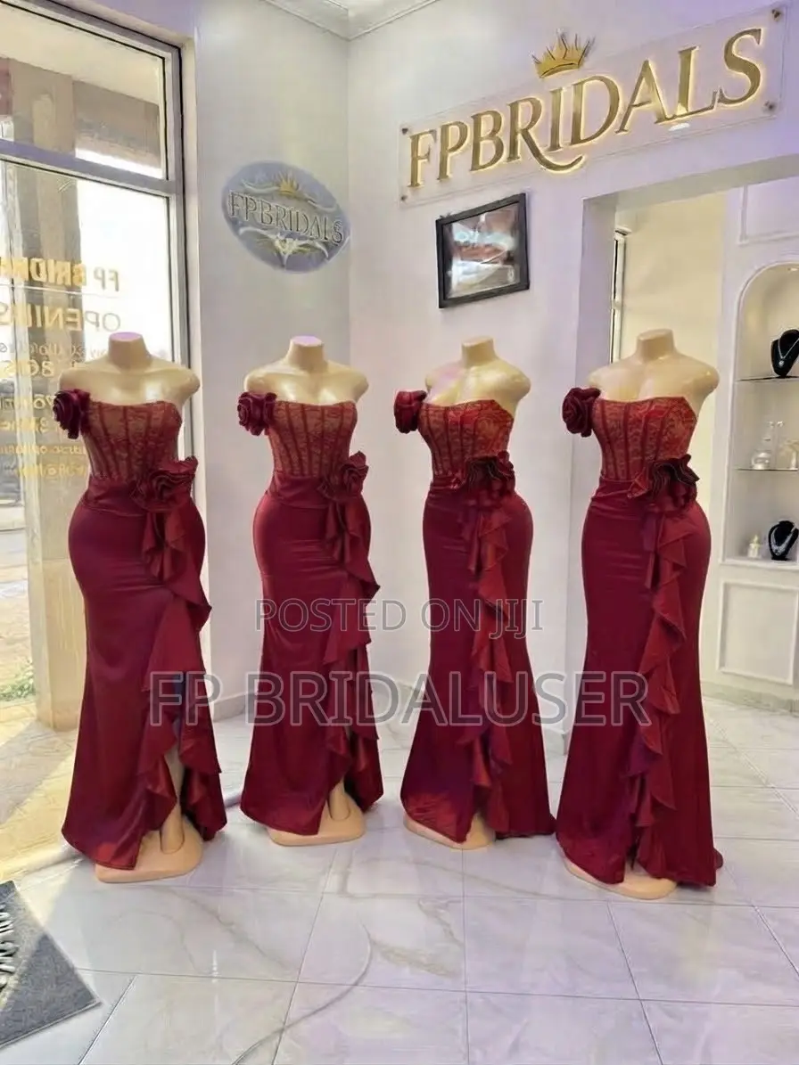 Red Bridesmaids Dresses for Hire