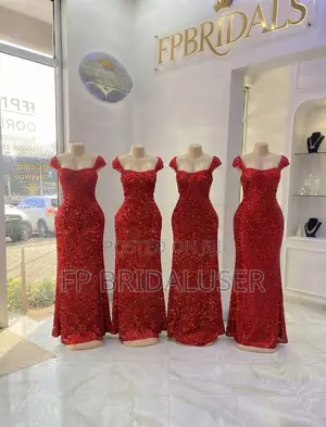 Red Bridesmaids Dresses for Hire