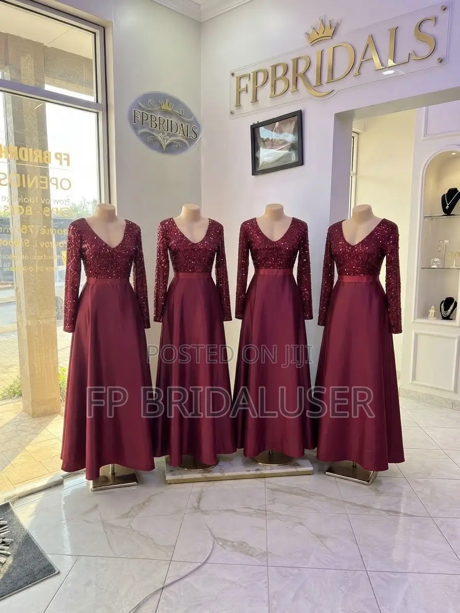 Red Bridesmaids Dresses for Hire