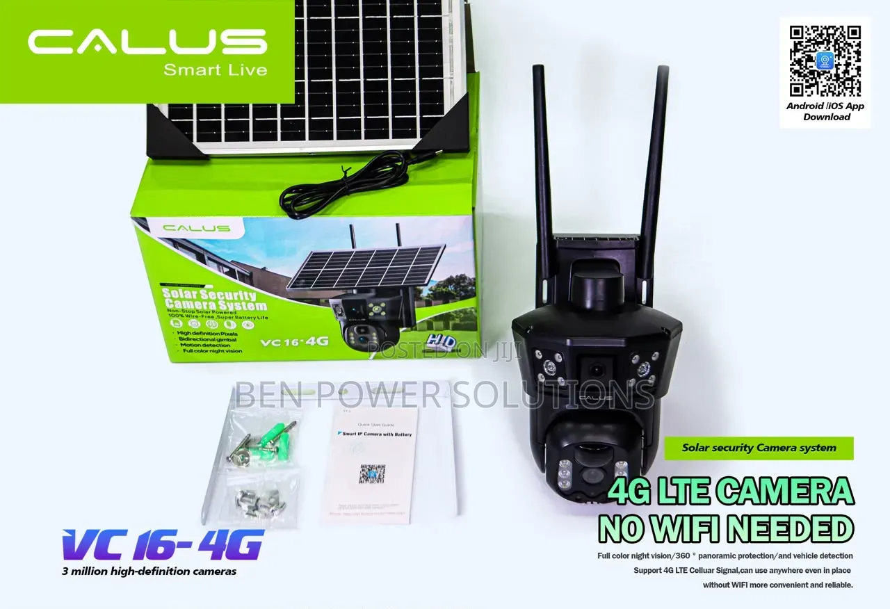 4G LTE 2 Lens Solar Camera