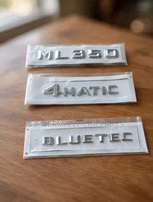 Letters and Budges/ Words on a Car Boot for All Mercedes Benz Cars