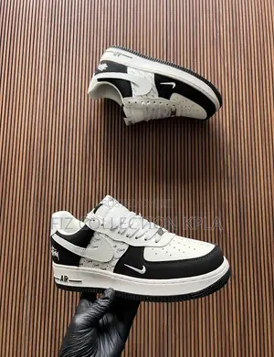 Original Nike Air Force 1 X Stussy White Blue Red Sneakers