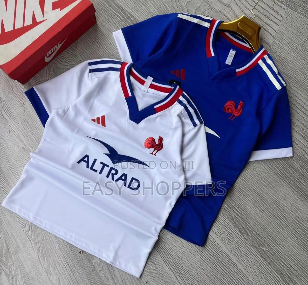 Official Adidas France Rugby 2025/2026 Home and Away Jerseys