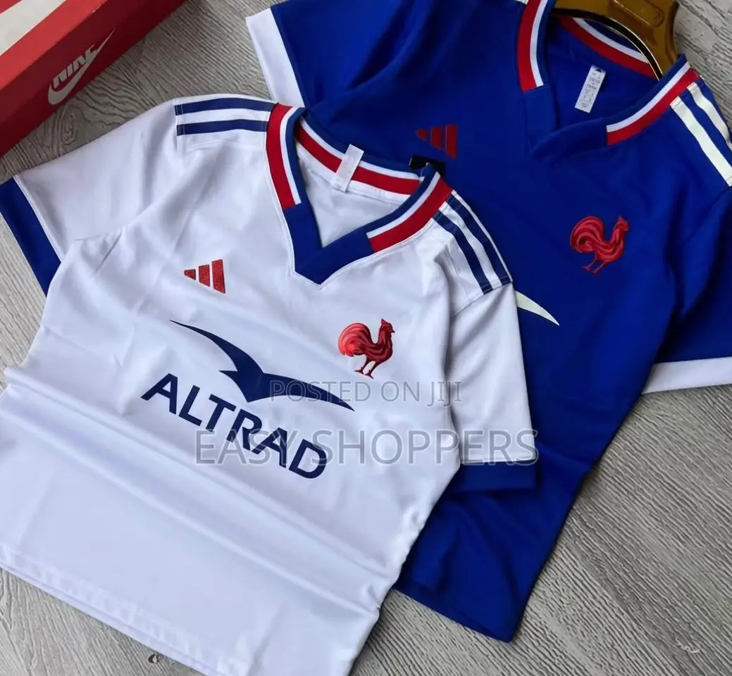 Official Adidas France Rugby 2025/2026 Home and Away Jerseys