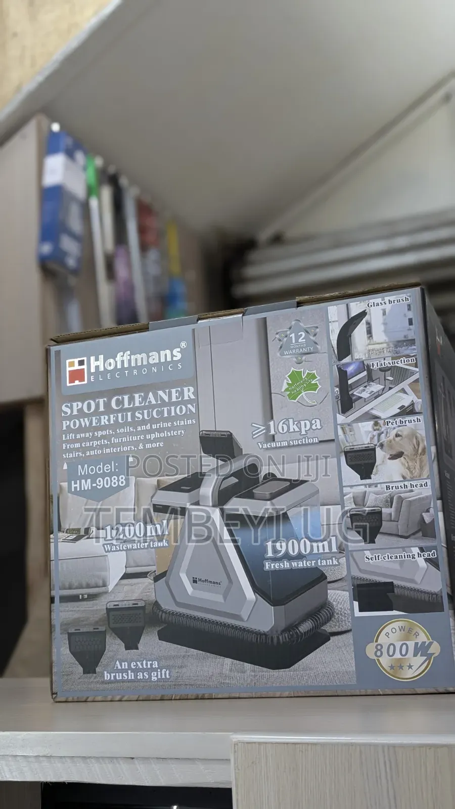 Portable Carpet Cleaner, Powerful Wet Vacuum Cleaner and Dry