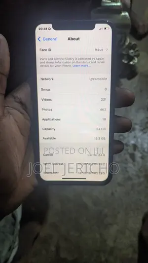 Apple iPhone X 64 GB Black