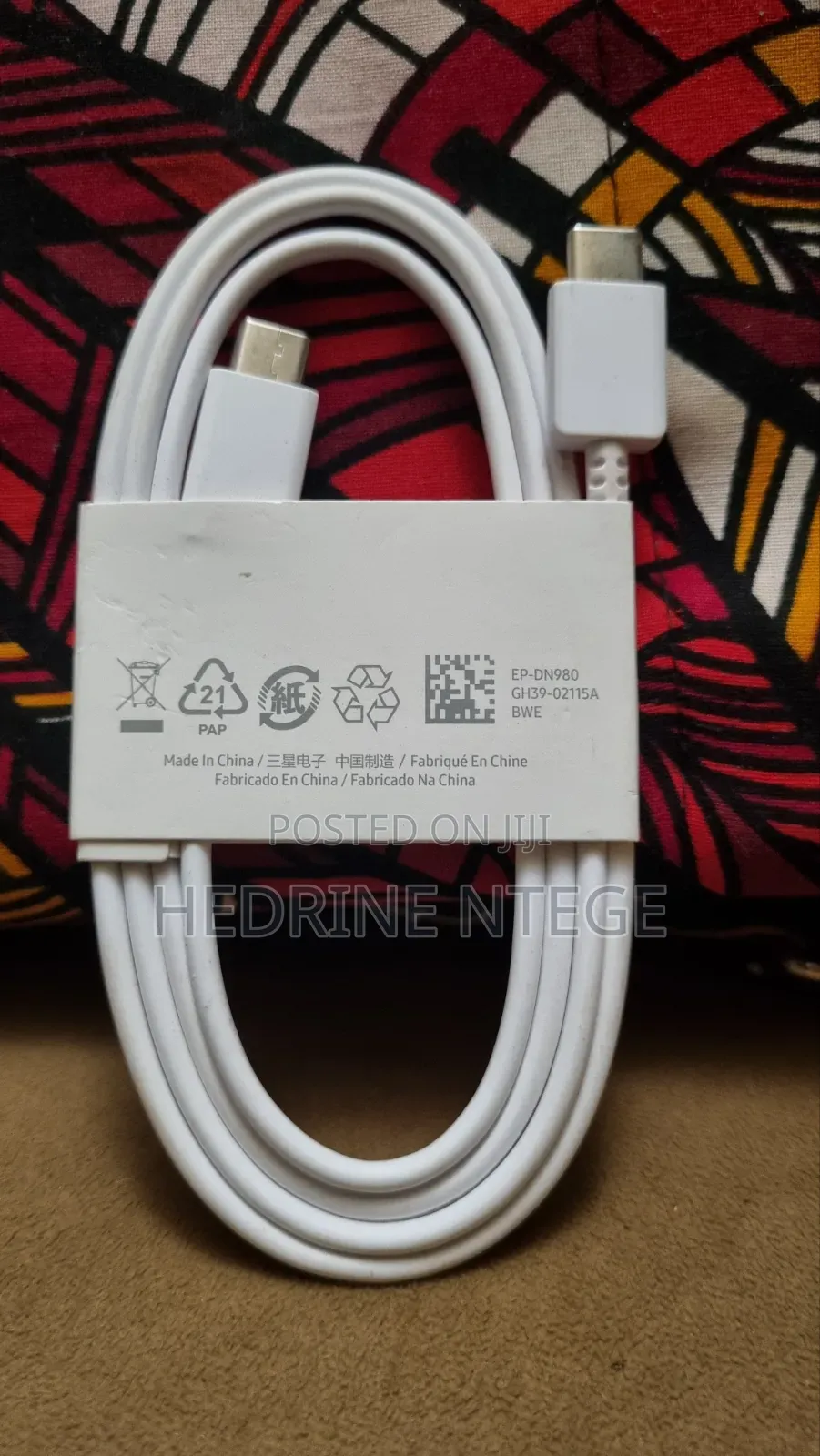 Origina Samsung USB C to C Cable
