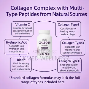 Collagen Complex With Hyaluronic Acid, Biotin, Vit C 240 Caps