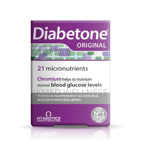 Diabetone Original Chromium -30 Tablets - Multi-Vitamin Mineral