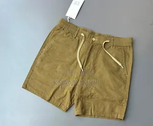 Linen Drawstring Shorts