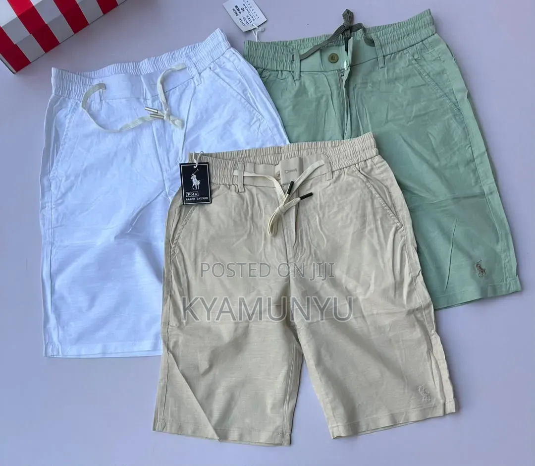 Linen Drawstring Shorts