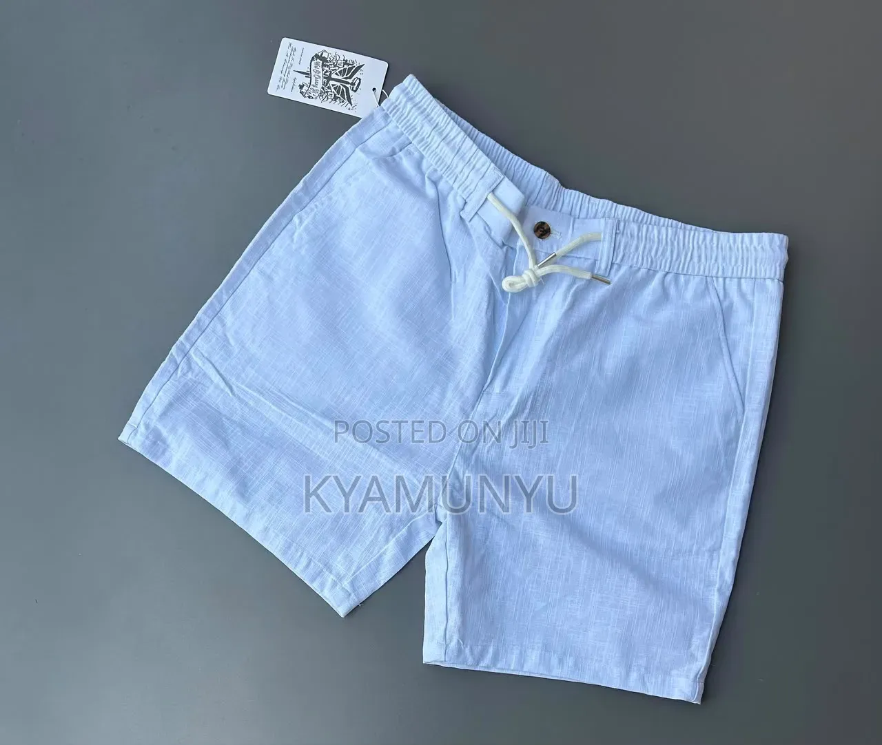 Linen Drawstring Shorts