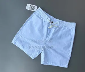 Linen Drawstring Shorts
