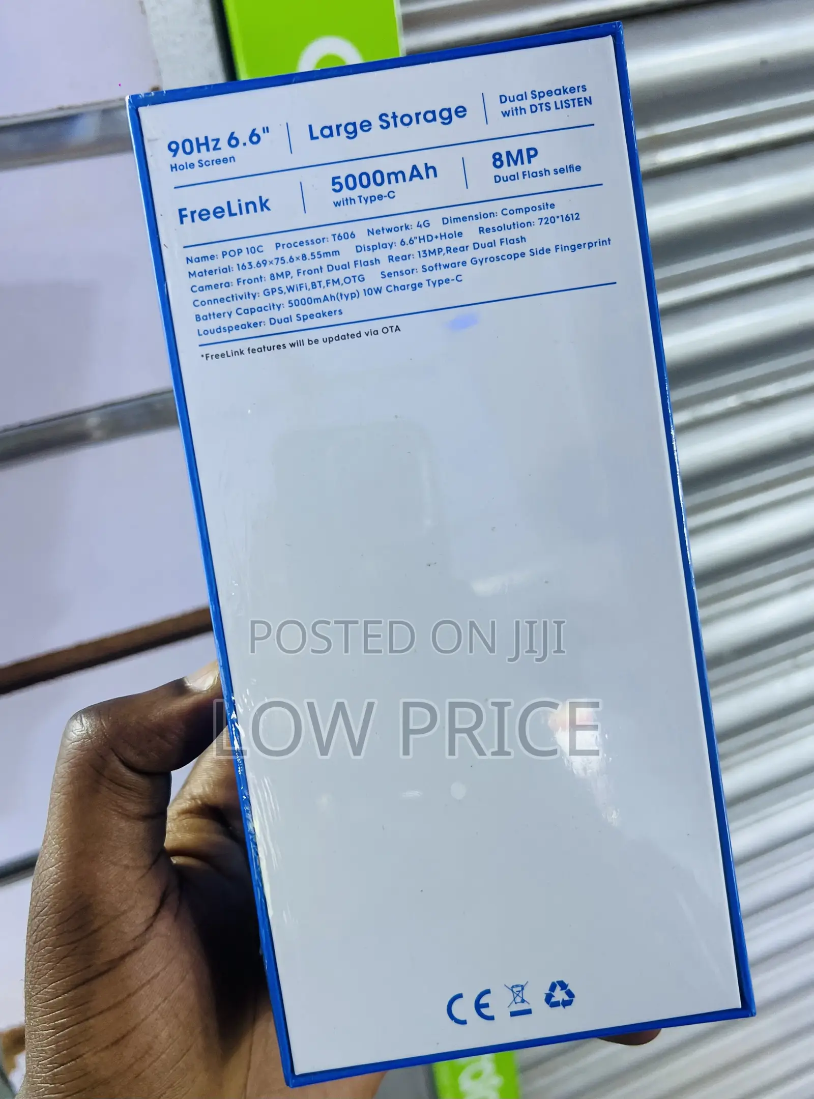 New Tecno Pop 10C 128 GB Black