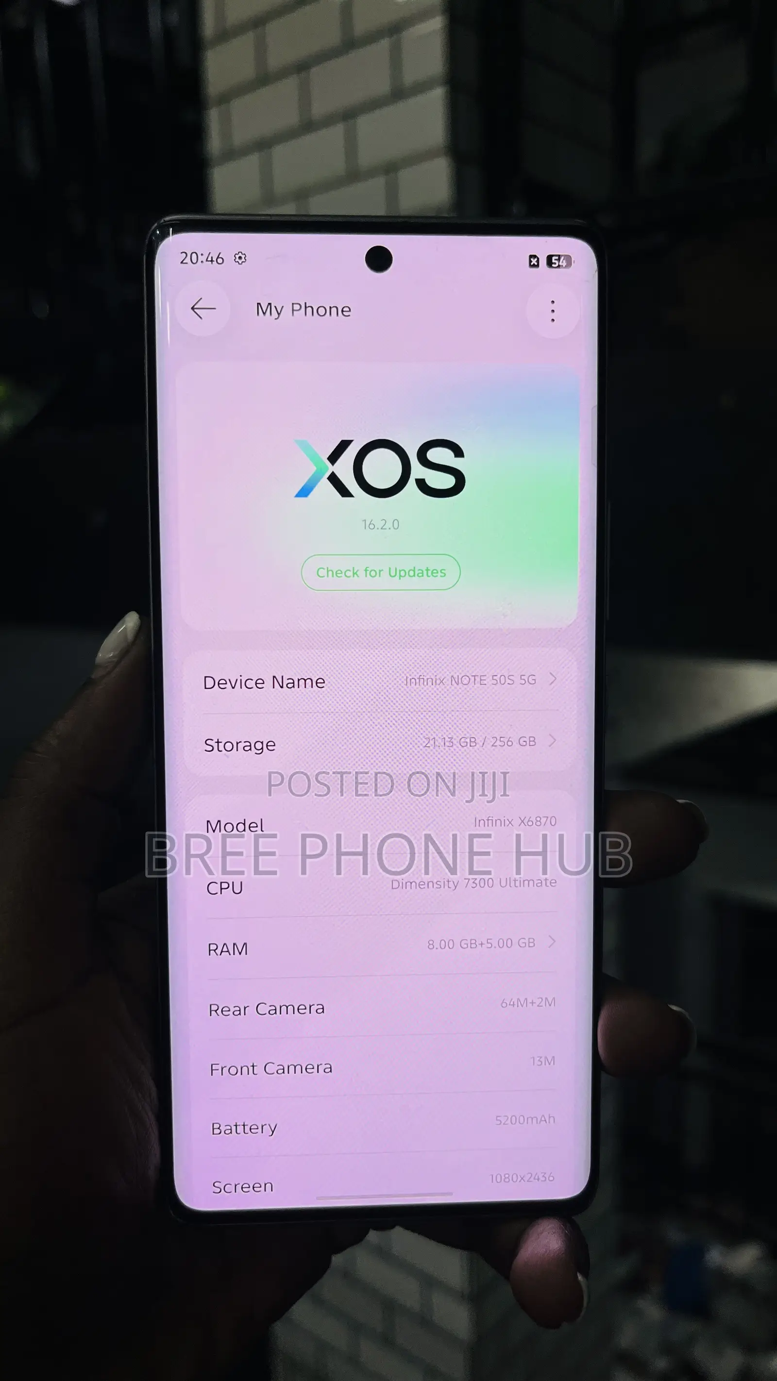 Infinix Note 50s 256 GB Graphite