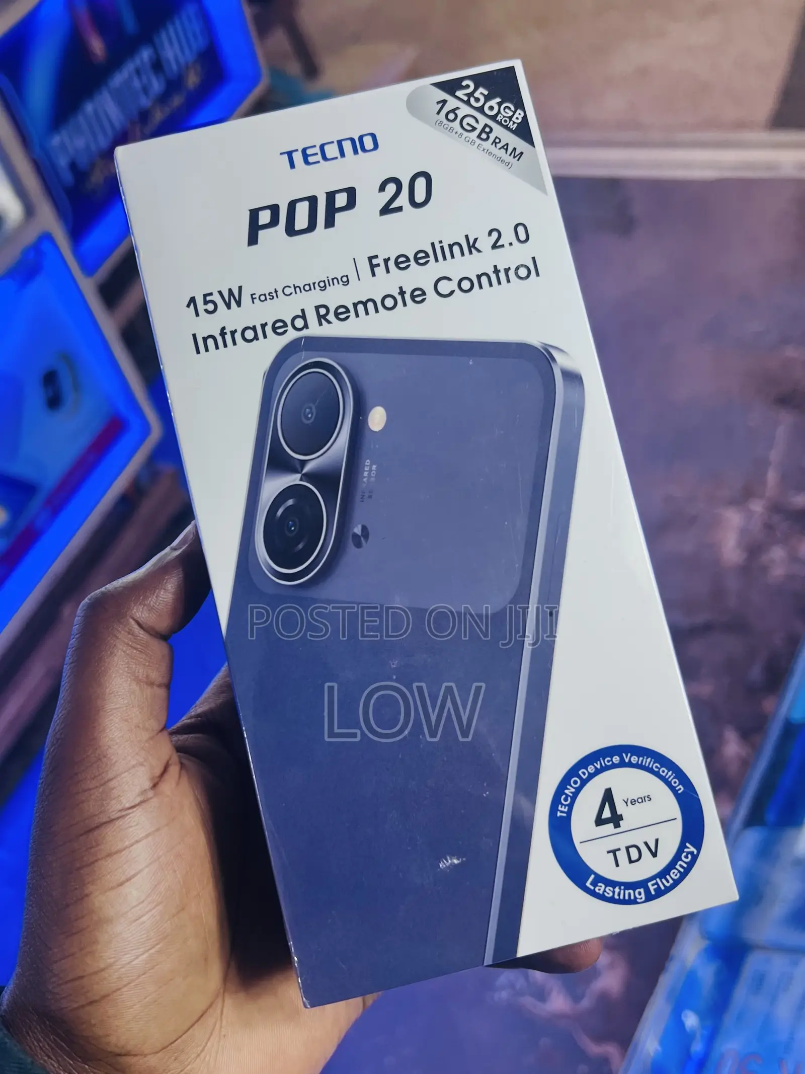 New Tecno Pop 20 128 GB Black