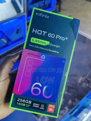 New Infinix Hot 60 Pro+ 256 GB Black