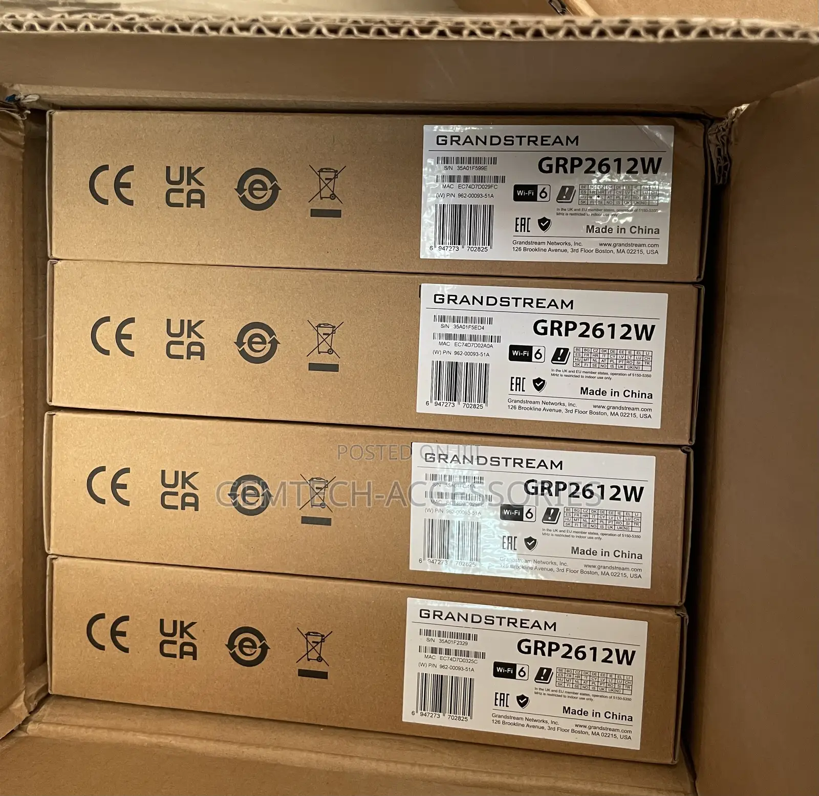 Grandstream GRP2612W Line Carrier-Grade IP Phone