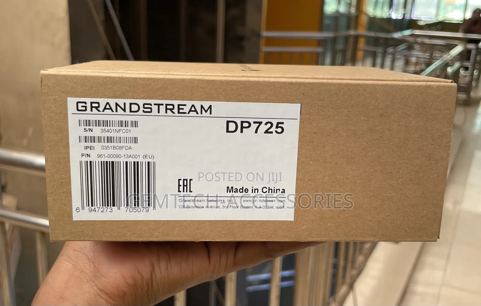 Grandstream DP725 Long-Life DECT Cordless HD IP Handset