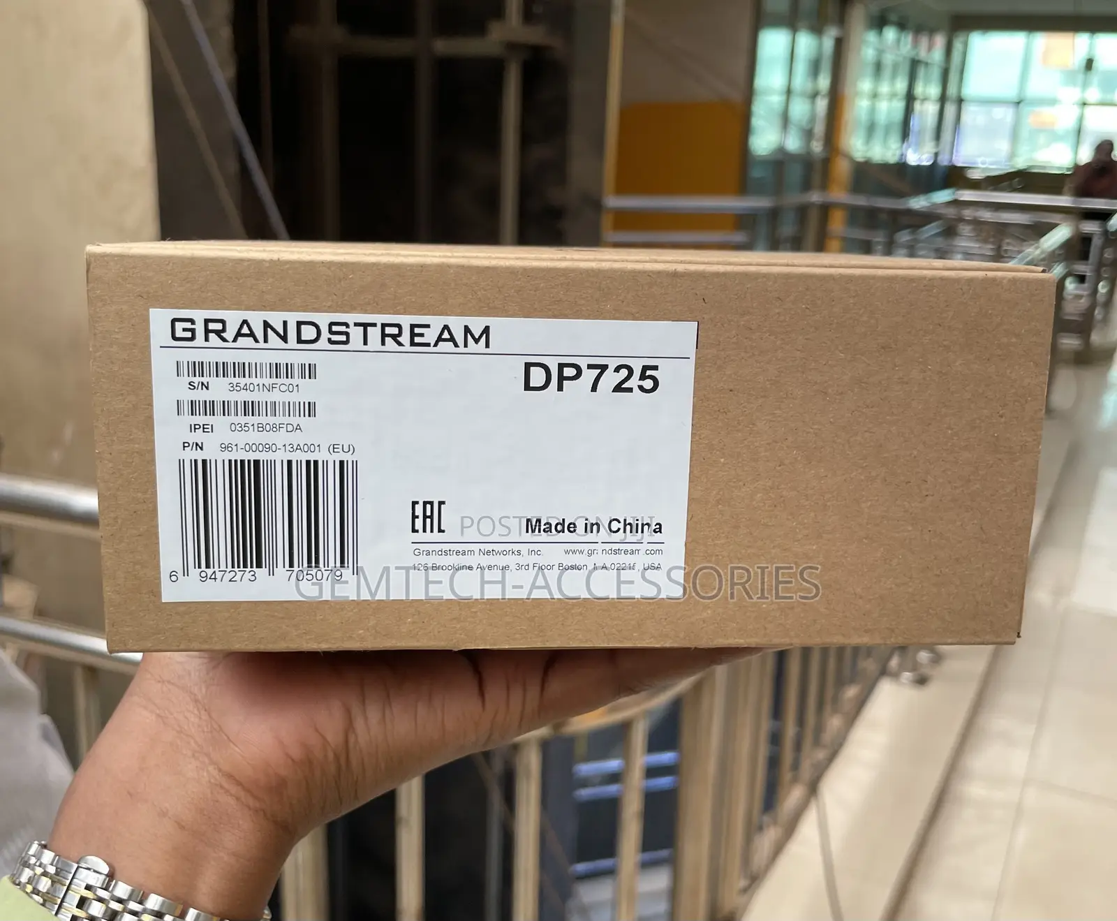 Grandstream DP725 Long-Life DECT Cordless HD IP Handset