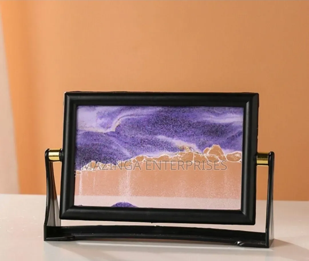 Charming Style 3D Timer Timer - Rotating Glass Sand Art