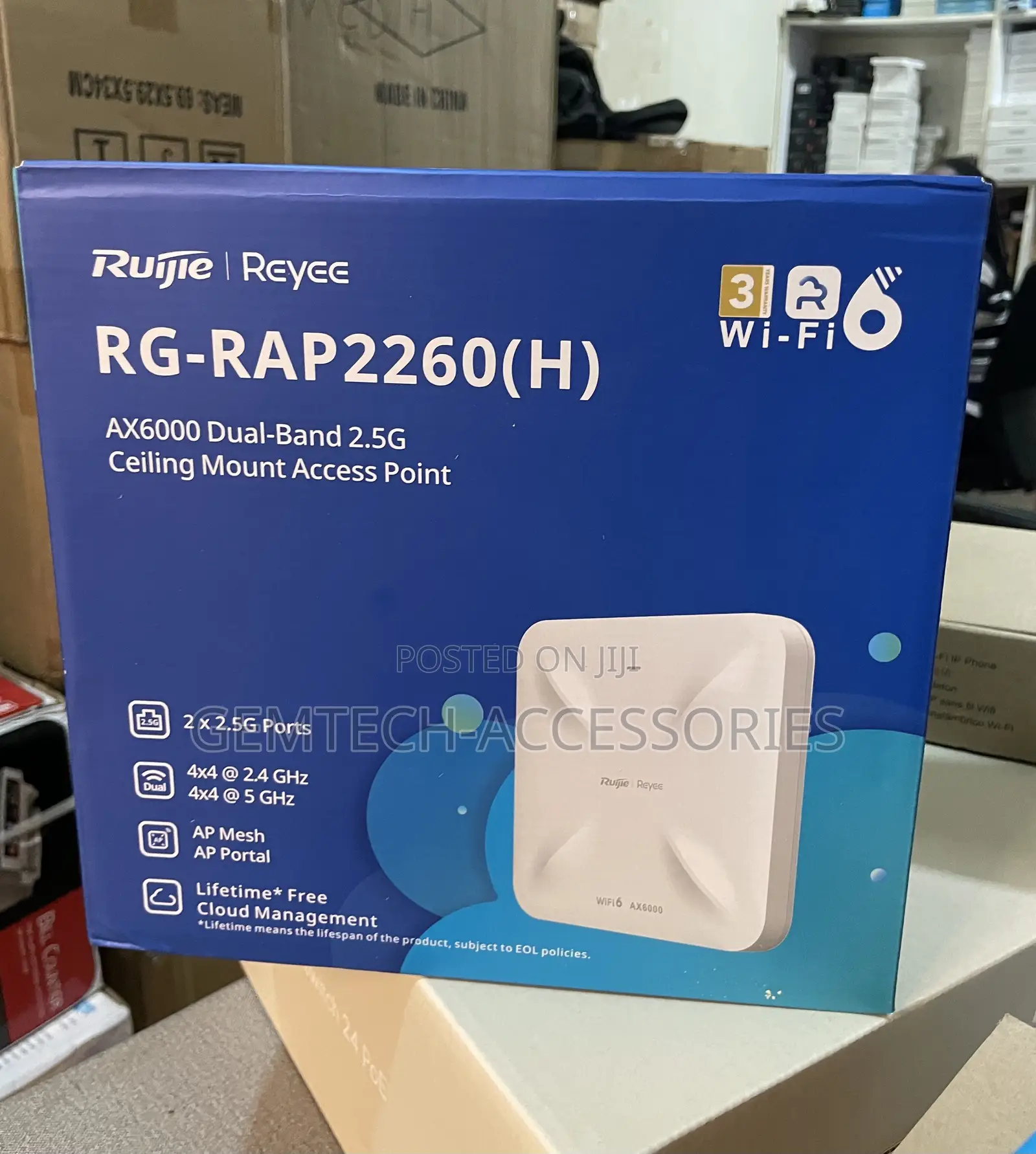 Ruijie AX6000 2260H Wireless Ceiling Access Point
