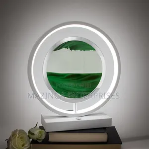 Moving Sand Art Lamp 3D Sea Color Changing Touch Dimming Moving Sand