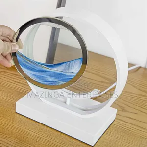 Moving Sand Art Lamp 3D Sea Color Changing Touch Dimming Moving Sand