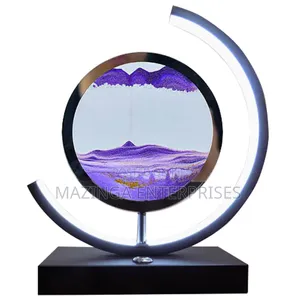 Moving Sand Art Picture With Led Sandscapes in Motion 360° Rotation