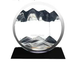 Moving Sand Art Picture in Motion Display Flowing Sand Frame Relaxing