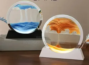 Moving Sand Art Picture in Motion Display Flowing Sand Frame Relaxing