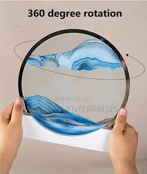 Moving Sand Art Picture in Motion Display Flowing Sand Frame Relaxing