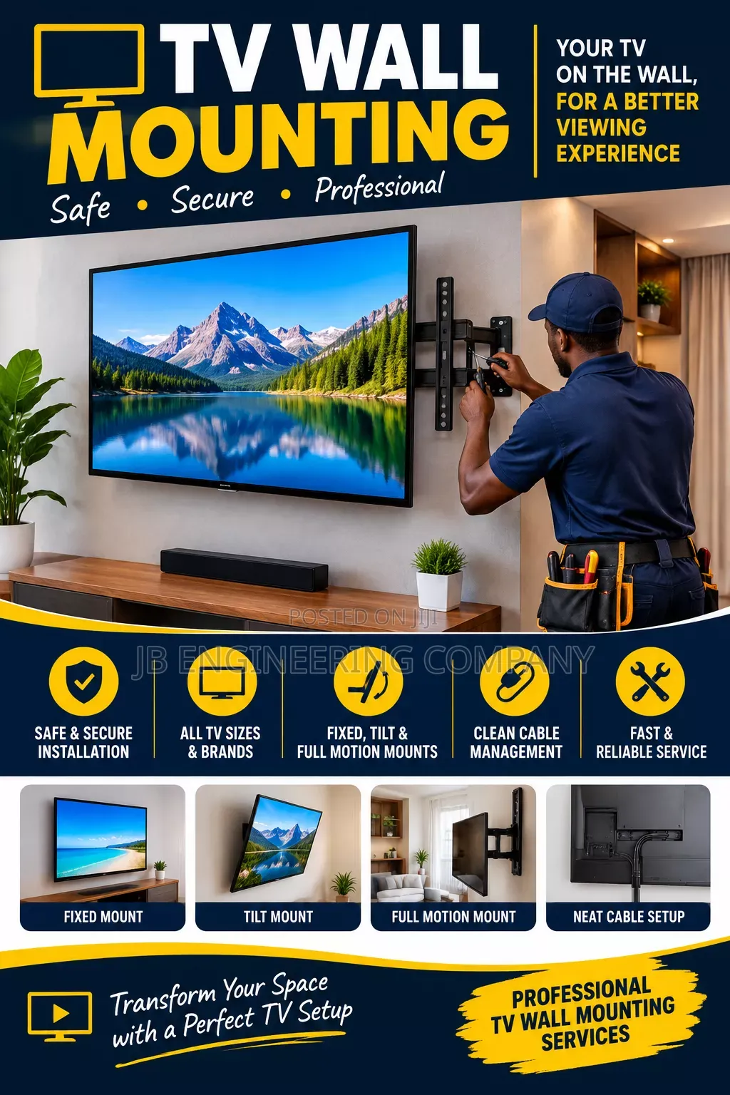 TV Wall Mount and Installation