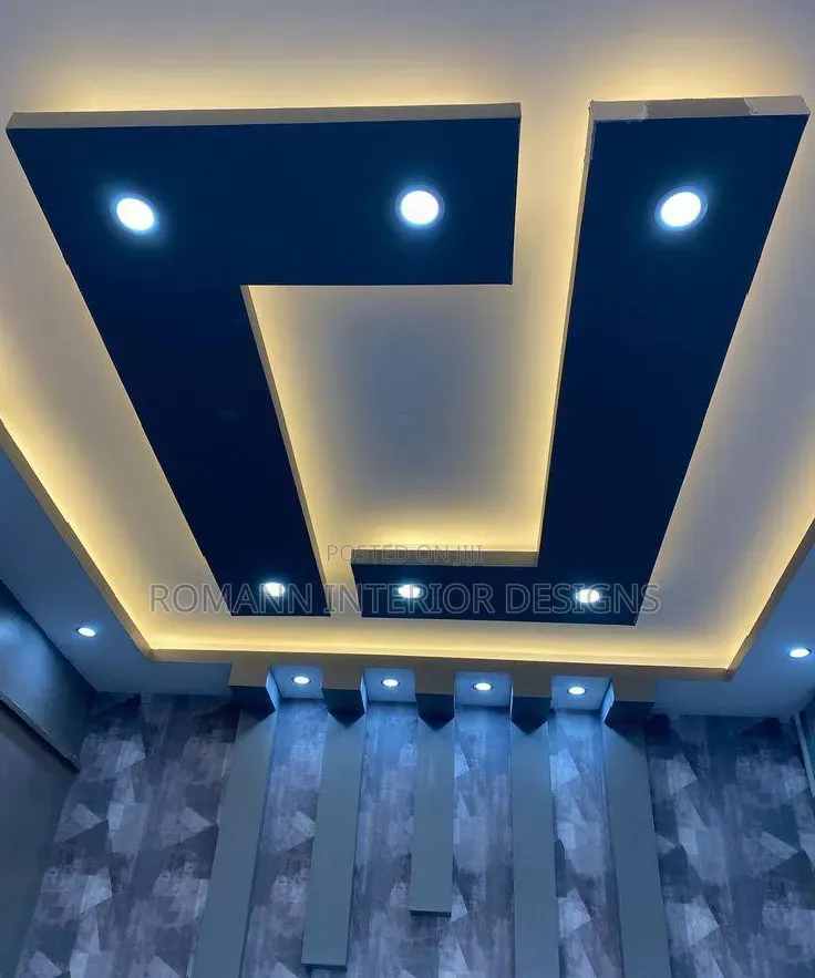 Gypsum Ceiling Design With Electrical