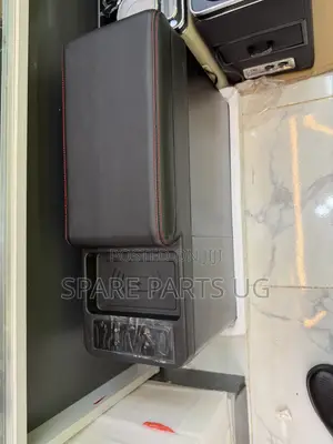 Portable Car Armrest Refrigerator and Console With Wireless Charging