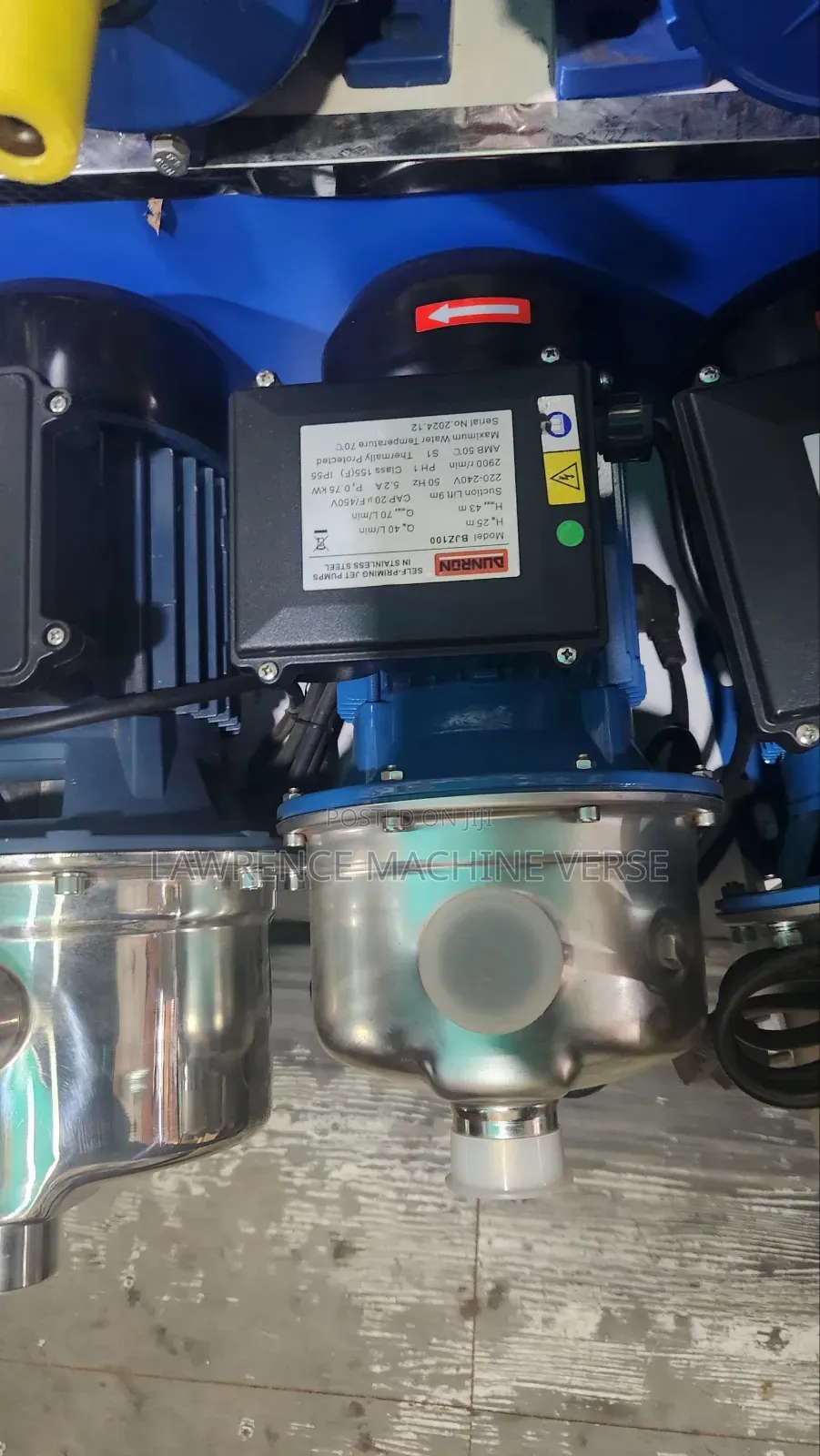 Stainless Pump 1.5kw Three Phase 46m