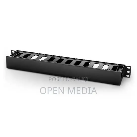 1U, Horizontal Cable Management Tray With Cover