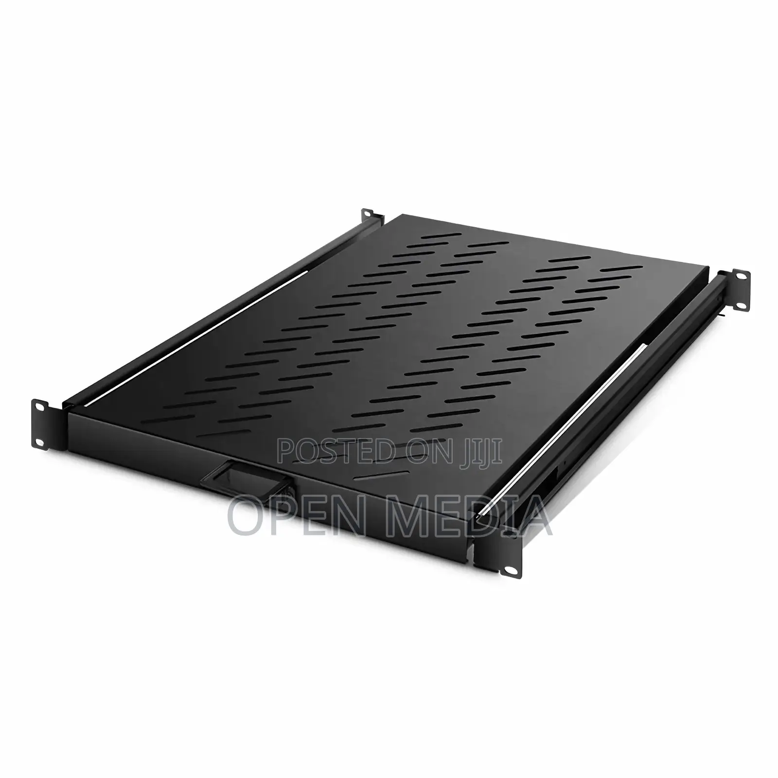 1U Adjustable Sliding Server Rack Shelf With 650mm-950mm Mounting Dept